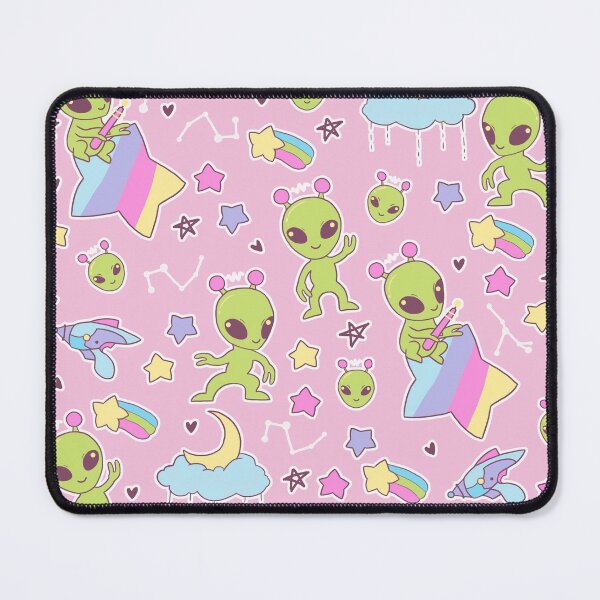 Item preview, Pastel Pink Aliens designed and sold by Cass Noel Studio.