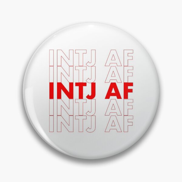 Item preview, INTJ AF Red Personality MBTI Funny Shirt  designed and sold by FanaticTee.
