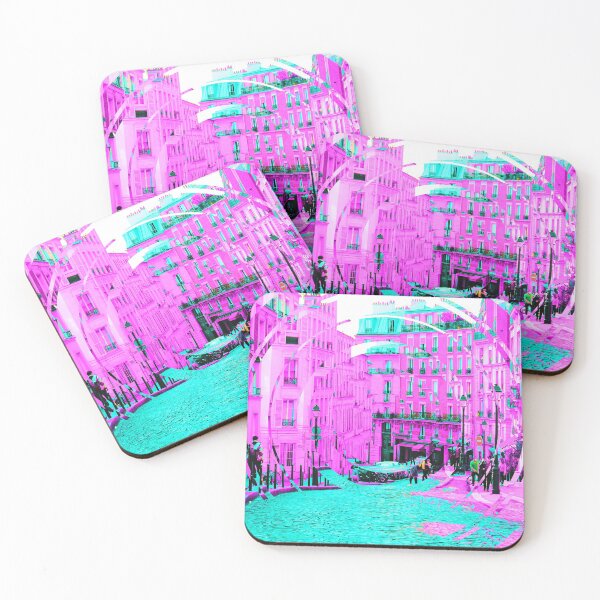 Item preview, Paris France Street Architecture Vaporwave Glitch Art designed and sold by glitchhub.