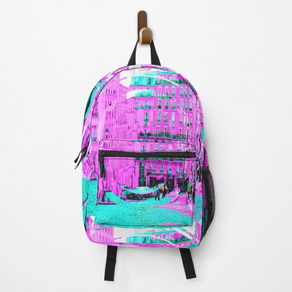 Item preview, Paris France Street Architecture Vaporwave Glitch Art designed and sold by glitchhub.