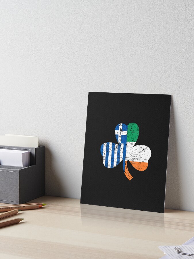 St. Patrick's Day Greek Flag Irish T-Shirt Greece Gift St. Patrick's Day Greek Flag Irish T-Shirt Greece Gift