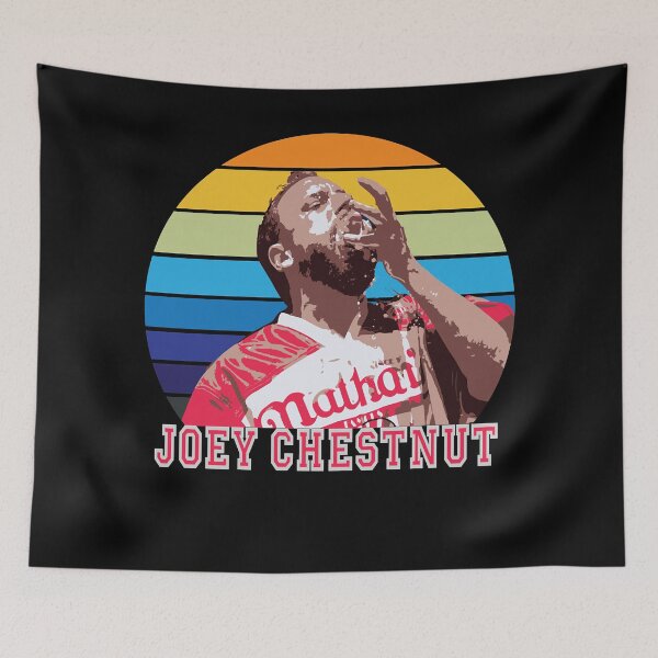 Item preview, Funny Gift Joey Chestnut Retro Wave designed and sold by DahliaMarquardt.