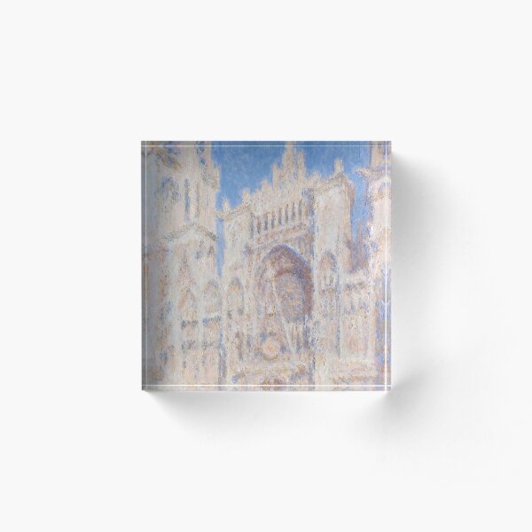 Rouen Cathedral, the Portal Acrylic Block