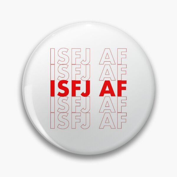 Item preview, ISFJ AF Red Personality MBTI Funny Shirt  designed and sold by FanaticTee.