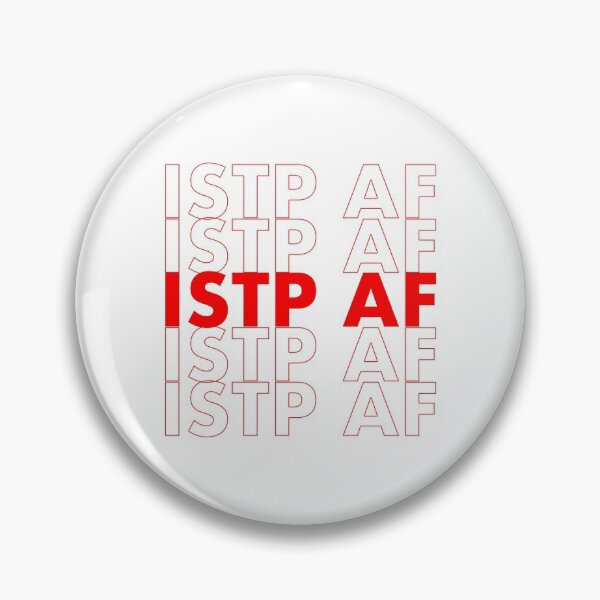 Item preview, ISTP AF Red Personality MBTI Funny Shirt  designed and sold by FanaticTee.