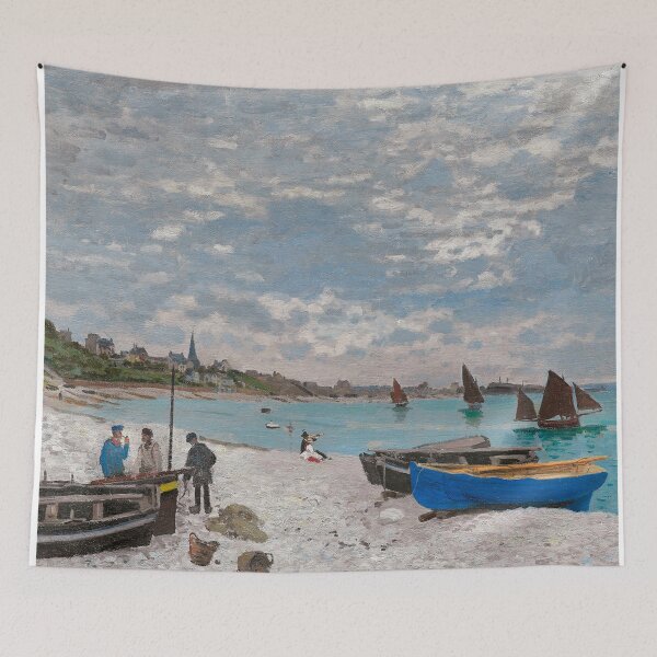 Aperçu de l'œuvre La plage de Sainte Adresse créée et vendue par PaintedDreams96.