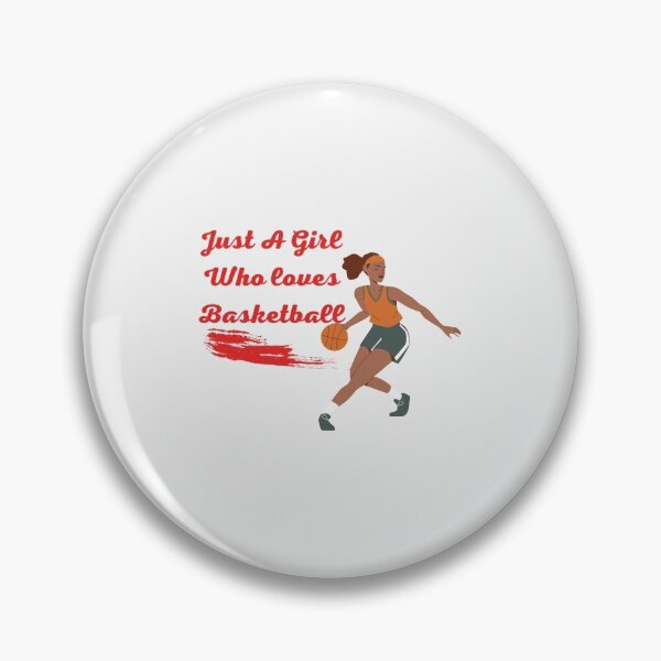 Item preview, just a girl who loves basketball t shirt designs| Perfect Gift designed and sold by stenphanie.