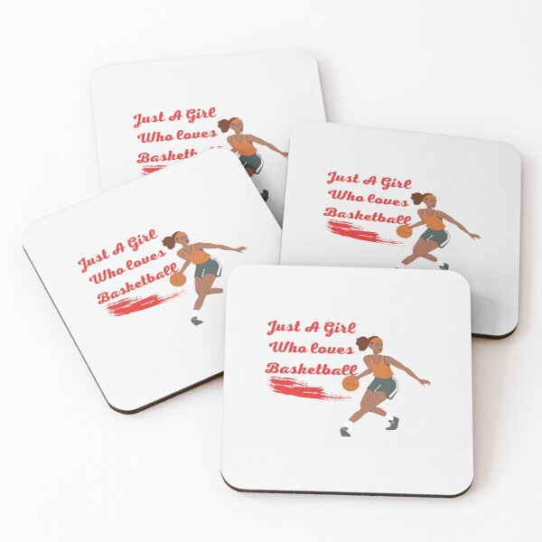 Item preview, just a girl who loves basketball t shirt designs| Perfect Gift designed and sold by stenphanie.