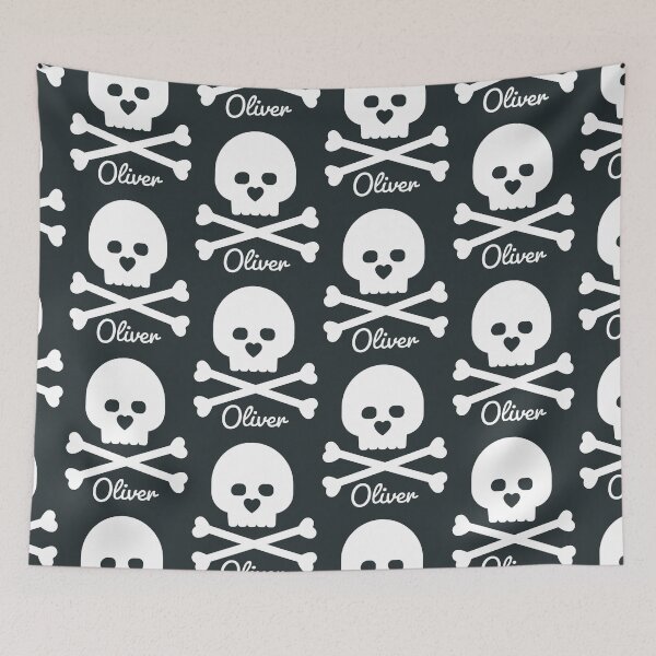 Item preview, Skull and cross bones - Oliver designed and sold by Caryn Bourke.