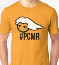 PC Masterrace head - with text - PCMR Unisex T-Shirt
