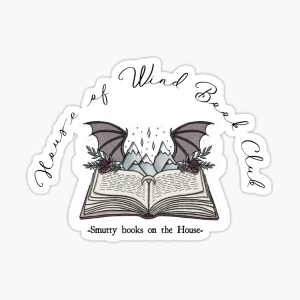 House of Wind book club Sticker