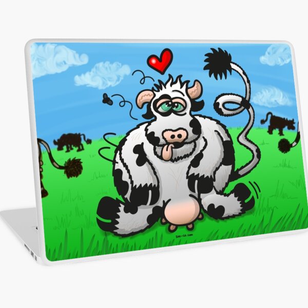 Unbridled Cow's Passion Laptop Skin