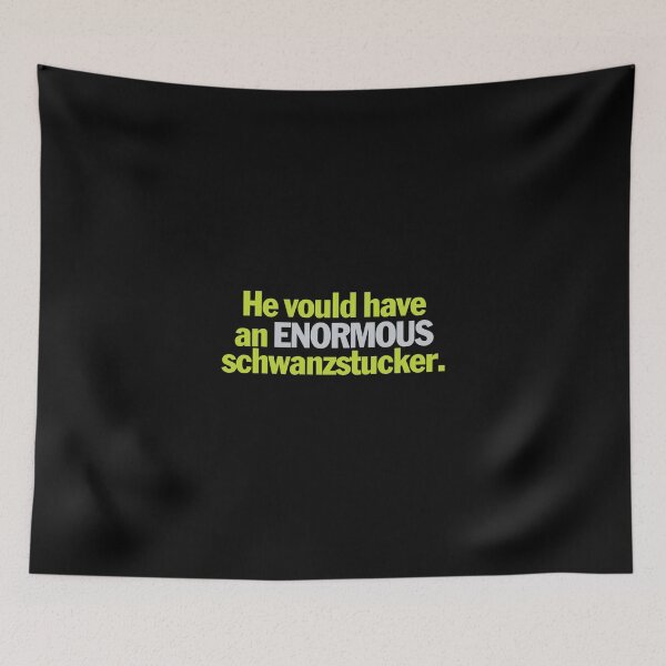 Item preview, Young Frankenstein - Enormous Schwanzstucker Sticker designed and sold by rnhardtc.