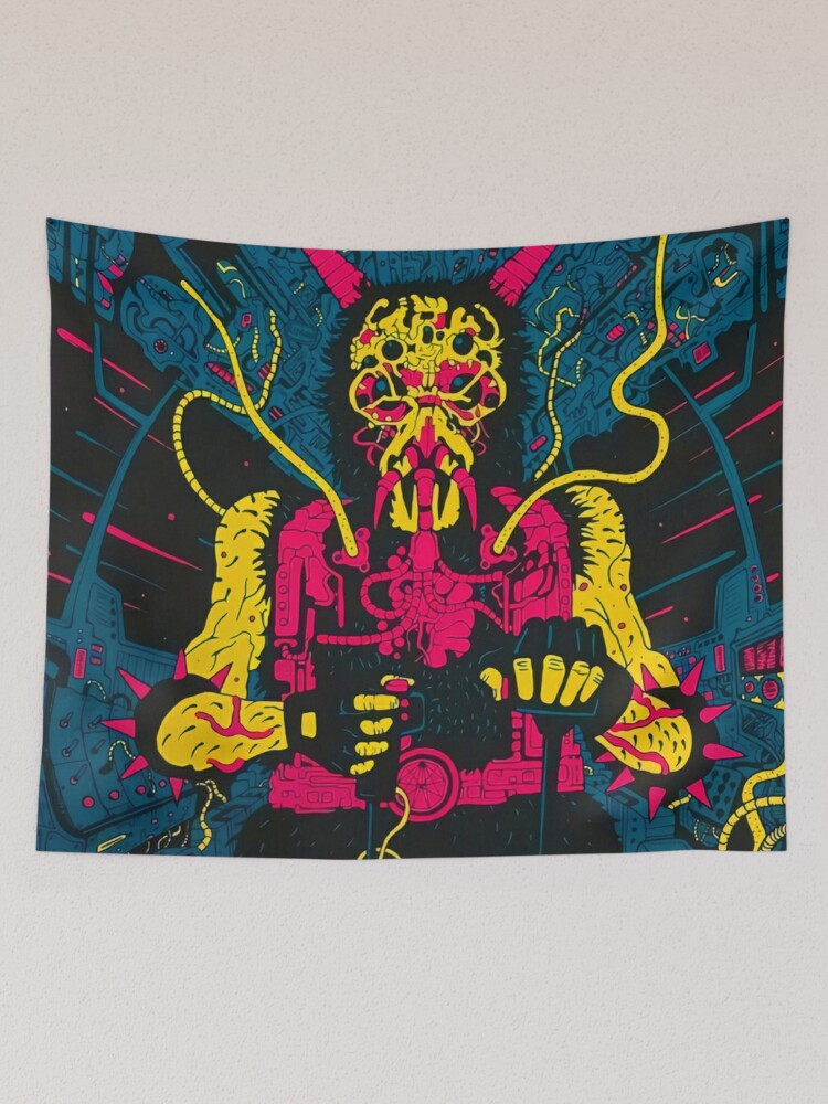 King gizzard and discount the lizard wizard tapestry