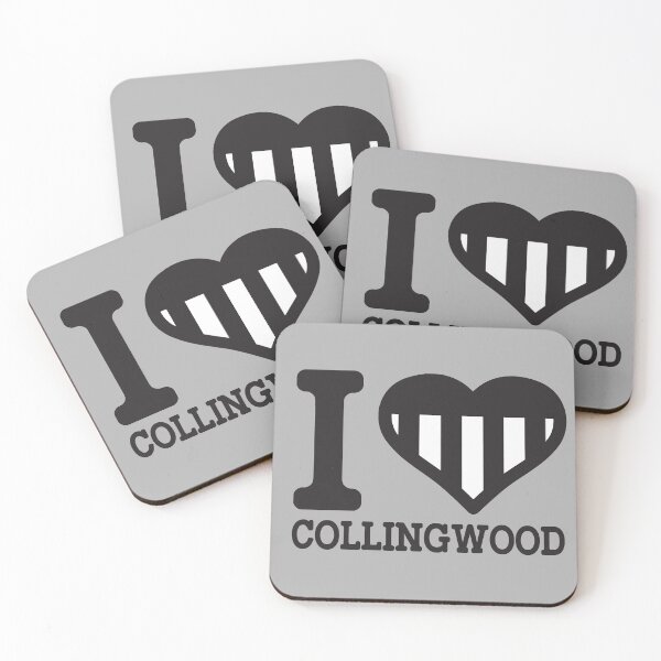 Aperçu de l'œuvre «J'aime Collingwood» AFL & AFLW Inspired Apparels, Merchandise, T Shirts, Leggings, Skirt, Mask, Tablier créée et vendue par Ink Inc.