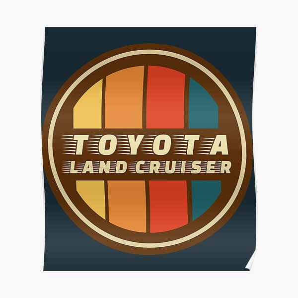 Toyota Landcruiser Poster