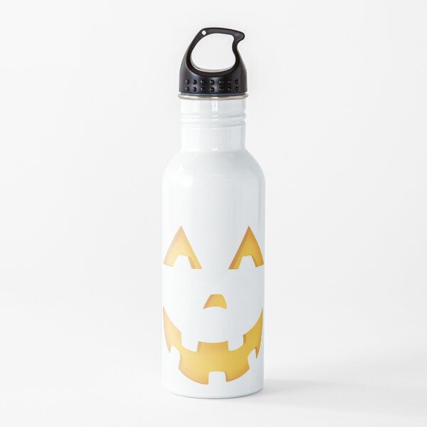 Grinning Jack o'Lantern Face Water Bottle