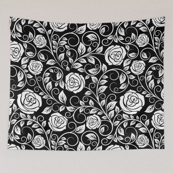 Item preview, White Wild Roses Vines Branches designed and sold by Alladin7.