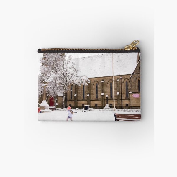 Item preview, snow covered english village church designed and sold by Martin Berry Photography.
