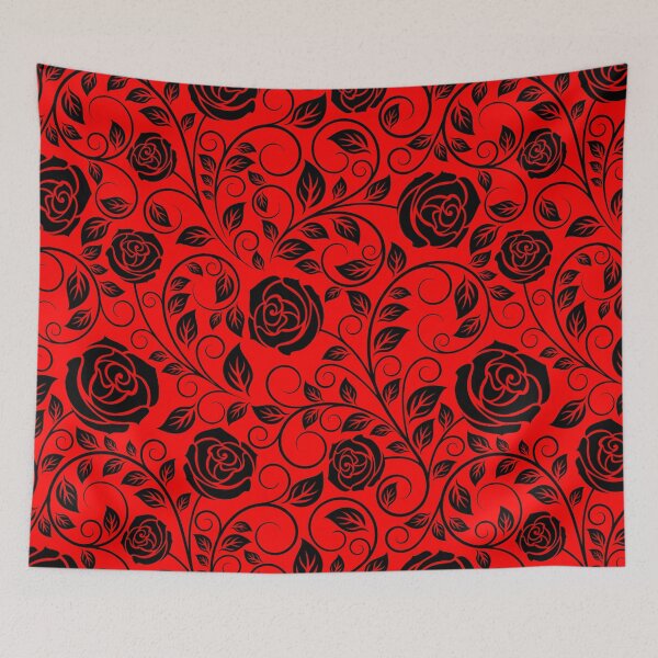 Item preview, Black Wild Roses Vines Branches designed and sold by Alladin7.