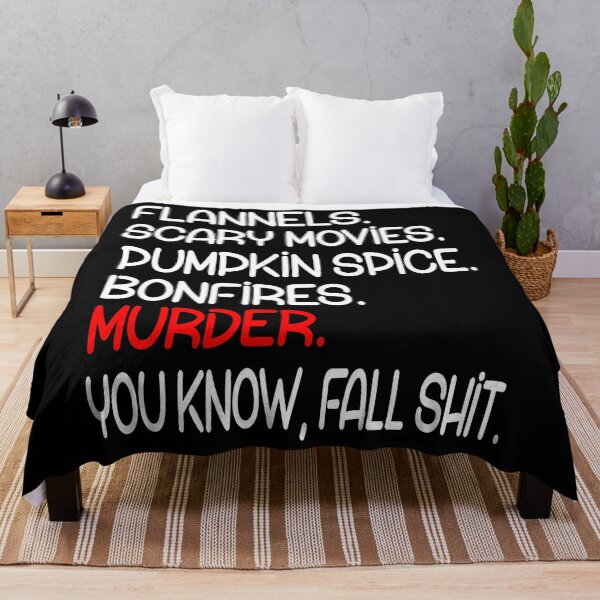 Item preview, Flannels Scary Movies Pumpkin Spice Bonfires Fall Shit designed and sold by HenrieHard.