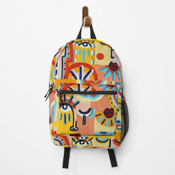 Item preview, Colorful abstract faces - Art print designed and sold by Ysivie.