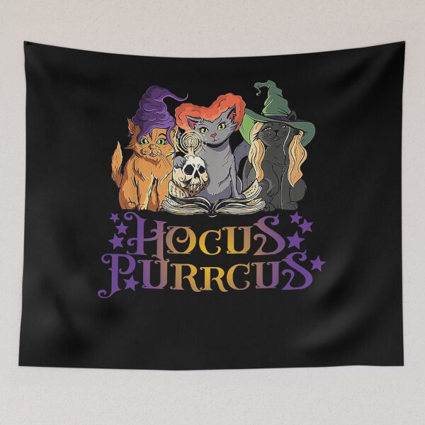 Item preview, Hocus Purrcus Halloween Witch Cats Funny Parody  designed and sold by HenrieHard.