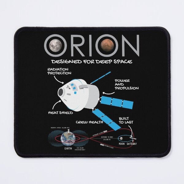 Item preview, Orion Spacecraft Explore Moon To Mars  designed and sold by marboywonderboy.