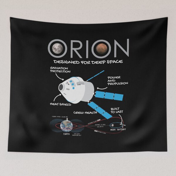 Item preview, Orion Spacecraft Explore Moon To Mars  designed and sold by marboywonderboy.