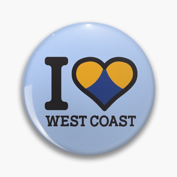 Item preview, “I love West Coast” AFL & AFLW Inspired Apparels, Merchandise, T Shirts, Leggings, Skirt, Mask, Apron, Eco Bag designed and sold by Ink Inc.