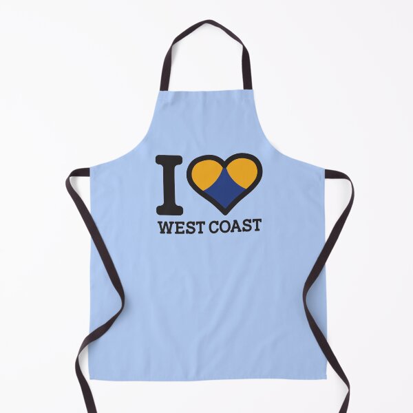 Item preview, “I love West Coast” AFL & AFLW Inspired Apparels, Merchandise, T Shirts, Leggings, Skirt, Mask, Apron, Eco Bag designed and sold by Ink Inc.