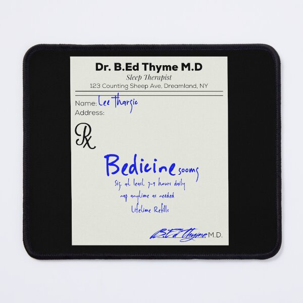 Item preview, Funny Prescription Bedicine designed and sold by PincGeneral.