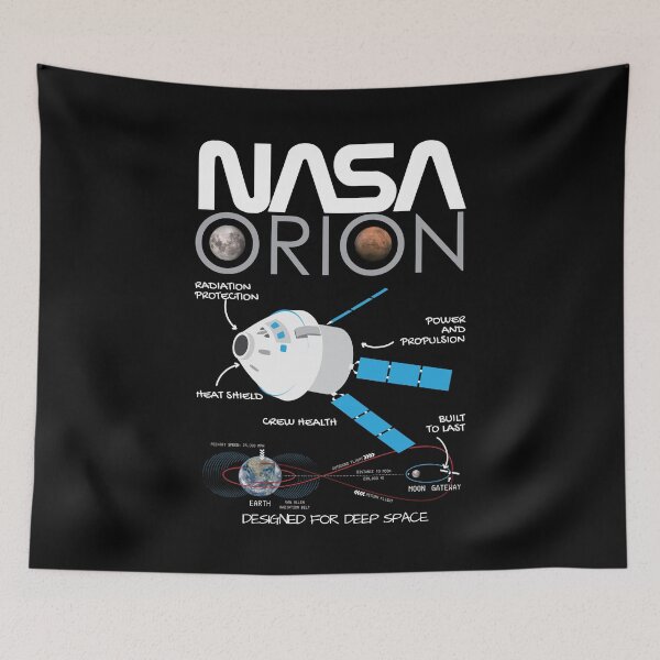 Item preview, Artemis Mission Orion Spacecraft System Schematics designed and sold by marboywonderboy.