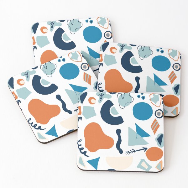 Item preview, Minimalist abstract blue pattern  designed and sold by smrithi2936.
