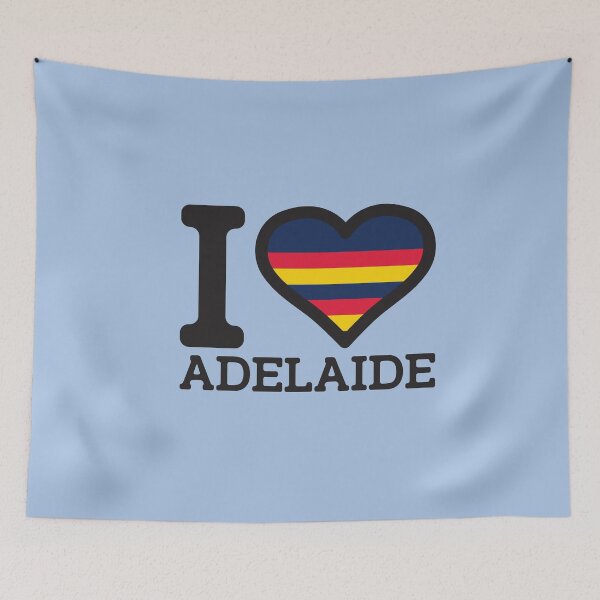 Item preview, “I love Adelaide” AFL & AFLW Inspired Apparels, Merchandise, T Shirts Leggings, Skirt, Mask, Apron designed and sold by Ink Inc.
