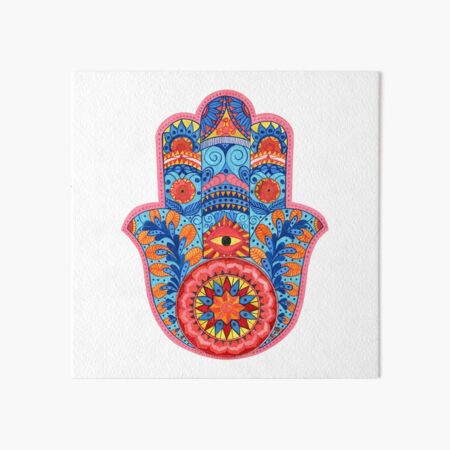 Item preview, Hamsa Hand Watercolor designed and sold by HermesArtStudio.