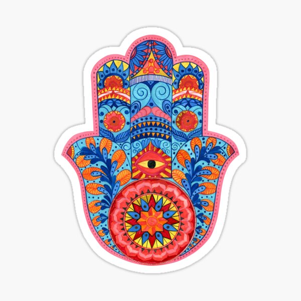 Artikel-Vorschau von Hamsa Hand Aquarell, designt und verkauft von HermesArtStudio.