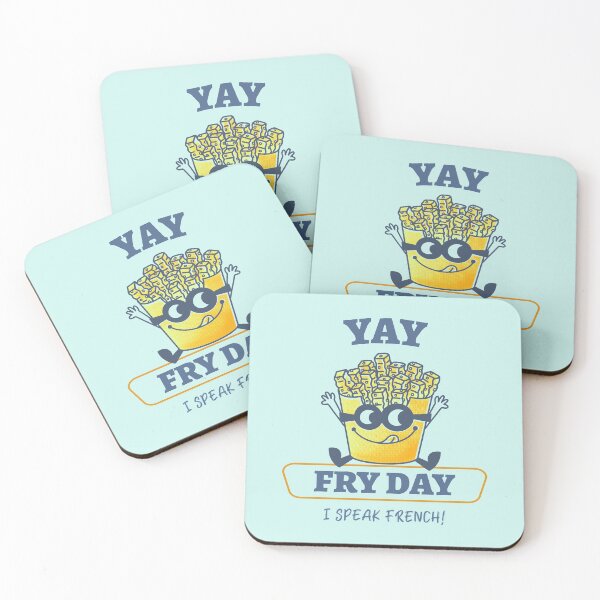 Item preview, Yay Fry Day Vintage designed and sold by ModkMerch.