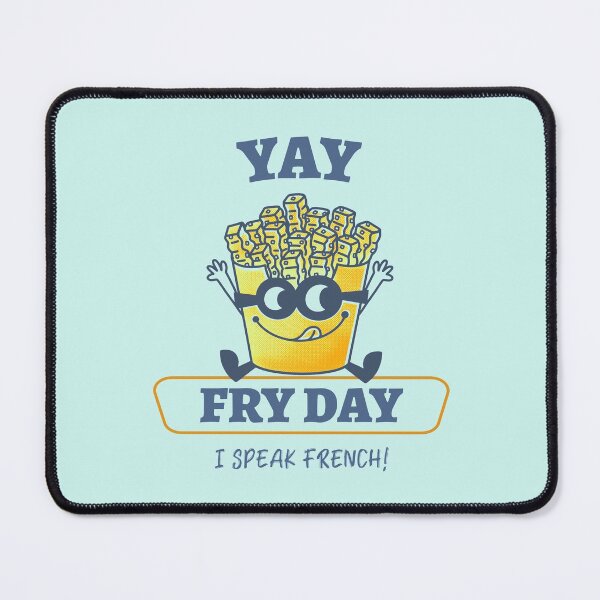 Item preview, Yay Fry Day Vintage designed and sold by ModkMerch.