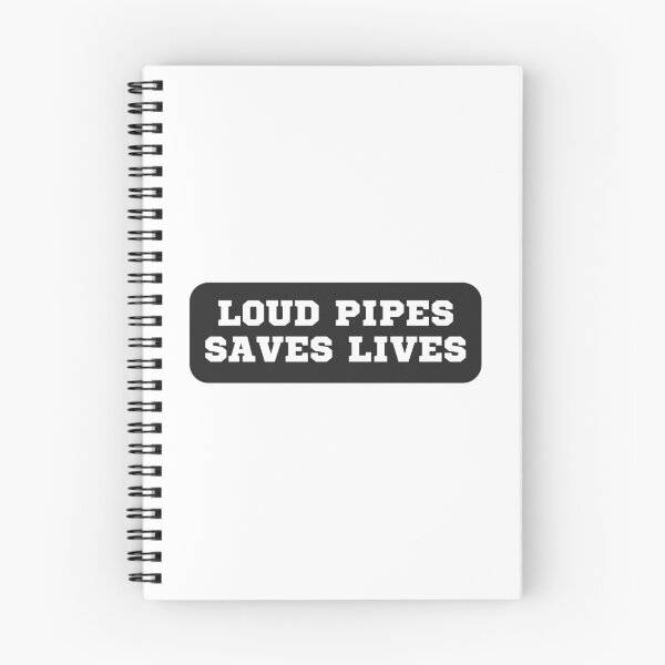 Item preview, Loud Pipes Saves Lives - Cool Motorcycle Or Funny Helmet Stickers And Bikers Gifts Sticker designed and sold by LostTraveller.