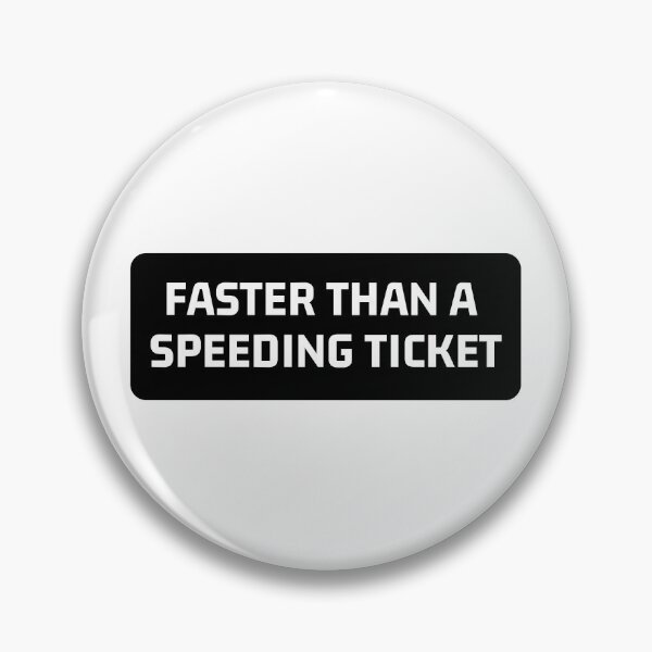Item preview, Faster than a Speeding Ticket - Cool Motorcycle Or Funny Helmet Stickers And Bikers Gifts Sticker designed and sold by LostTraveller.
