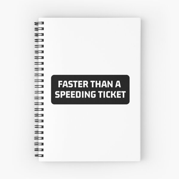 Item preview, Faster than a Speeding Ticket - Cool Motorcycle Or Funny Helmet Stickers And Bikers Gifts Sticker designed and sold by LostTraveller.