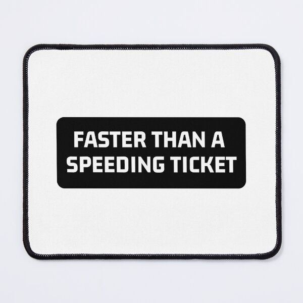Item preview, Faster than a Speeding Ticket - Cool Motorcycle Or Funny Helmet Stickers And Bikers Gifts Sticker designed and sold by LostTraveller.