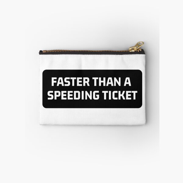 Item preview, Faster than a Speeding Ticket - Cool Motorcycle Or Funny Helmet Stickers And Bikers Gifts Sticker designed and sold by LostTraveller.