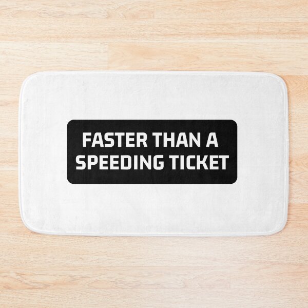 Item preview, Faster than a Speeding Ticket - Cool Motorcycle Or Funny Helmet Stickers And Bikers Gifts Sticker designed and sold by LostTraveller.