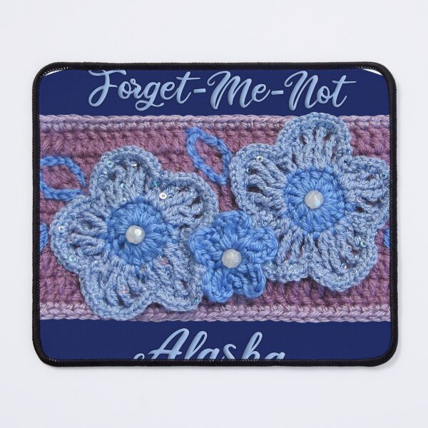 Item preview, Alaska State Flower Forget Me Not 02 designed and sold by nadya.