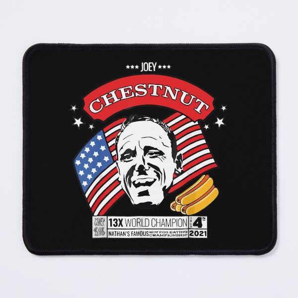 Item preview, Rock Joey Chestnut Nathans Hot Dog Eating Contest 2021 Graphic For Fan designed and sold by DahliaMarquardt.