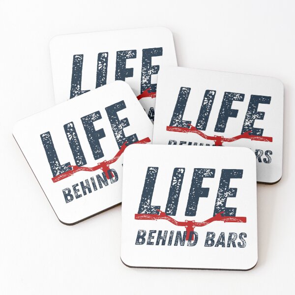 Item preview, Life Behind Bars - Cool MTB Or Funny Helmet Stickers And MTB Bikers Gifts Sticker designed and sold by LostTraveller.