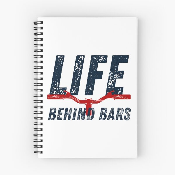 Item preview, Life Behind Bars - Cool MTB Or Funny Helmet Stickers And MTB Bikers Gifts Sticker designed and sold by LostTraveller.