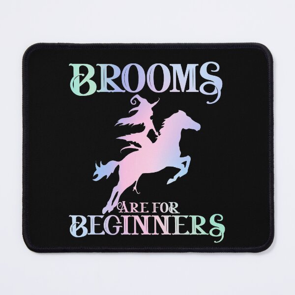 Item preview, Brooms Are For Beginners Funny-Horse Riding Witch Halloween designed and sold by Mixture-DESIGN.